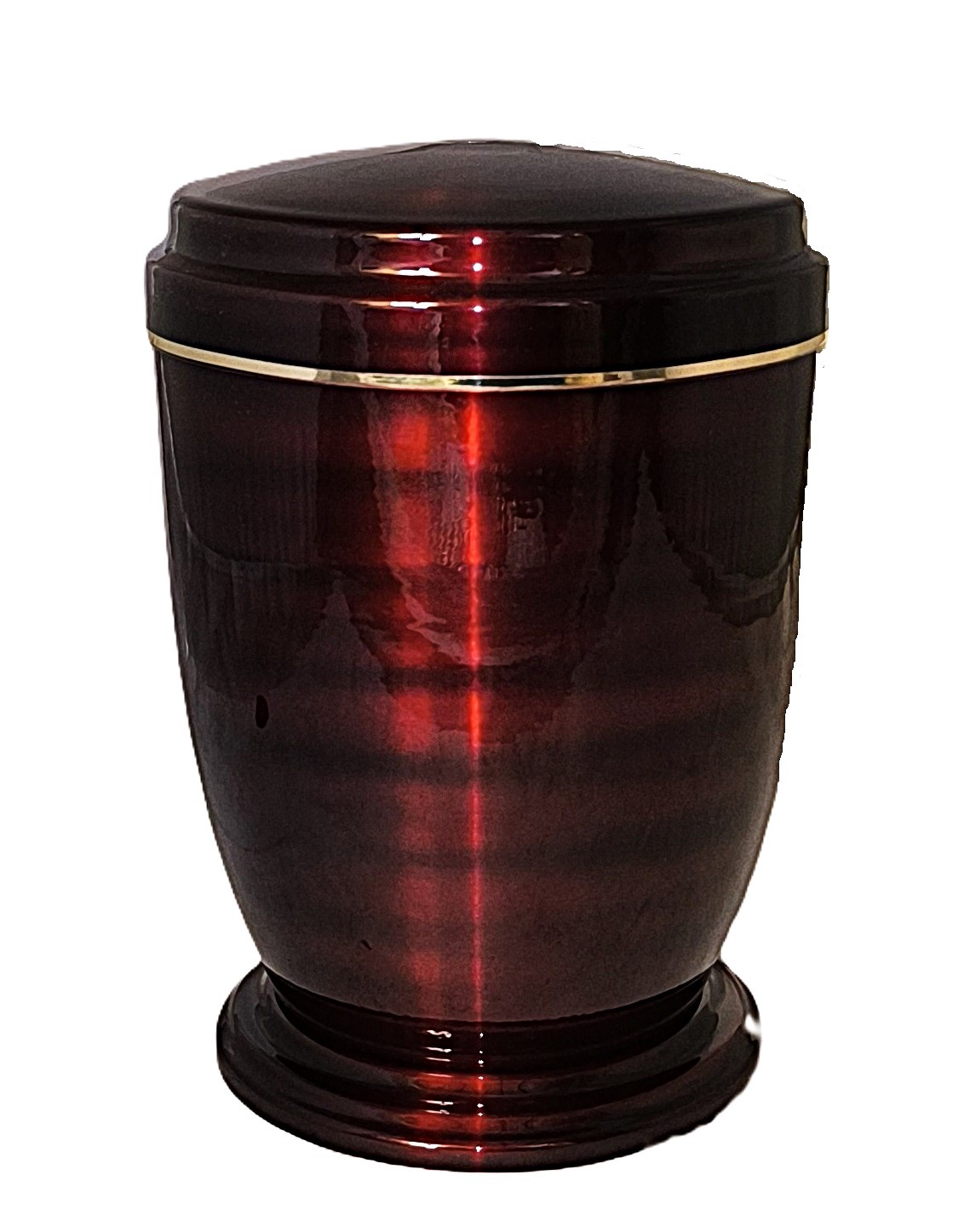 Obal na urnu, hliník červený žíhaný