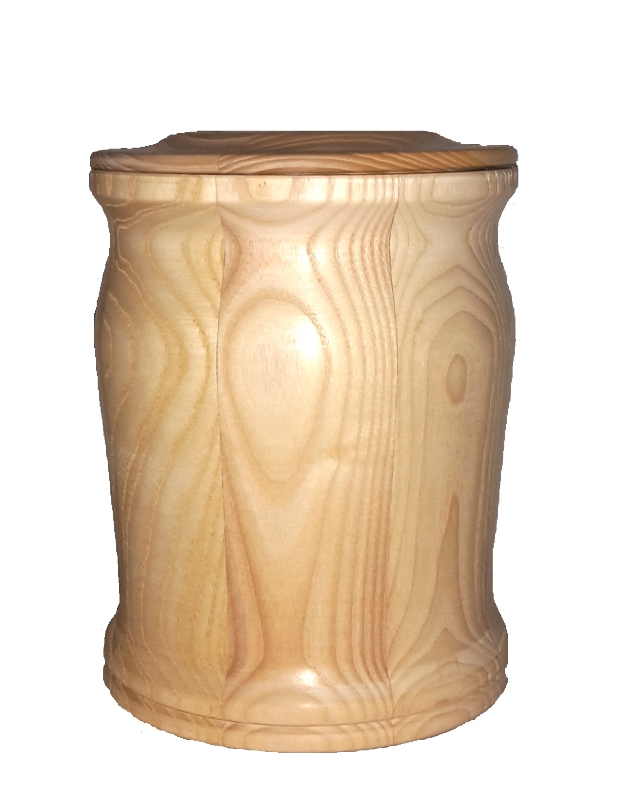 Dřevěná urna, jasan přírodní