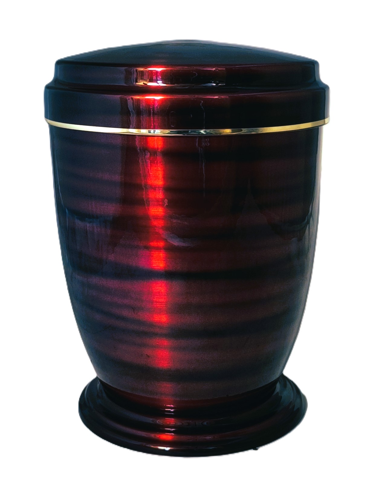 Obal na urnu, hliník červený žíhaný