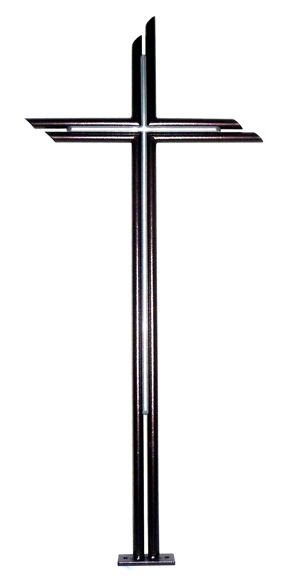 Ocelový kříž, měděná antika typ 108
