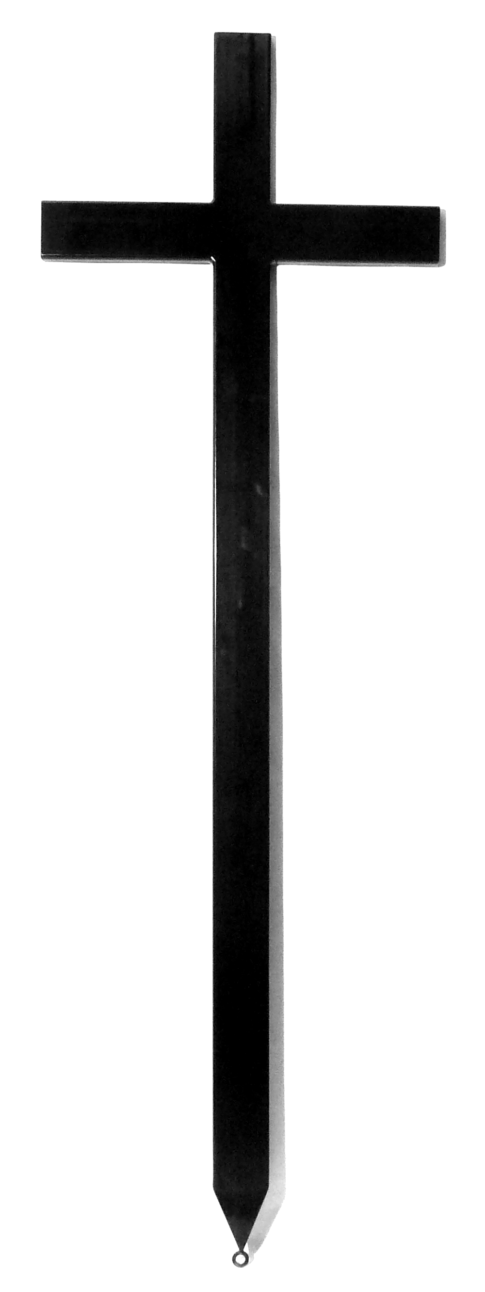 Ocelový kříž, měděná antika 170